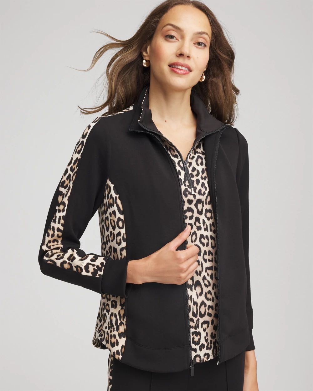 Zenergy® Scuba Mockneck Zip-Front Jacket | Chico's